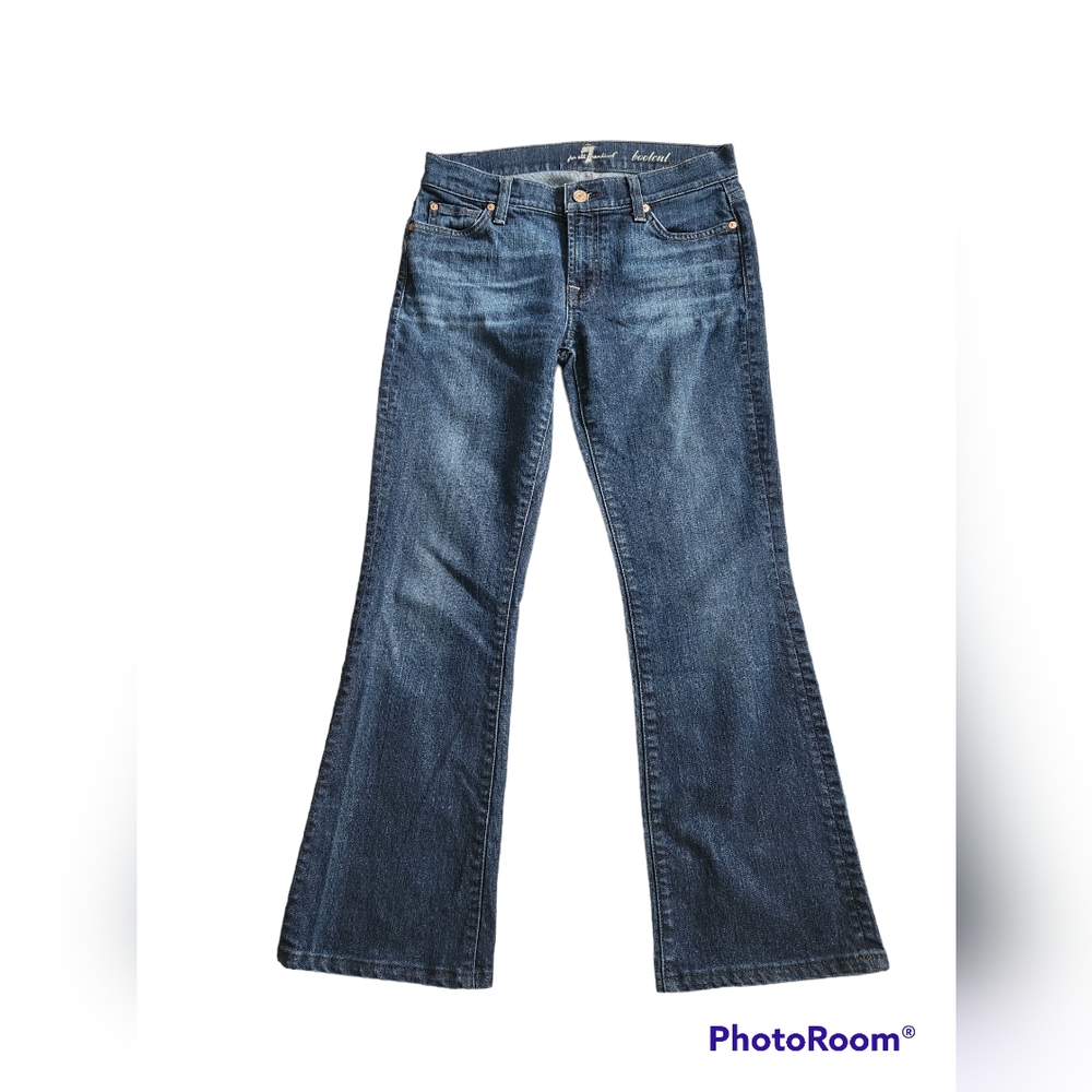 Womens 7 For All Mankind Bootcut Denim Jeans 27 LIKE NEW!